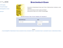 Tablet Screenshot of cylex-branchenbuch-essen.de